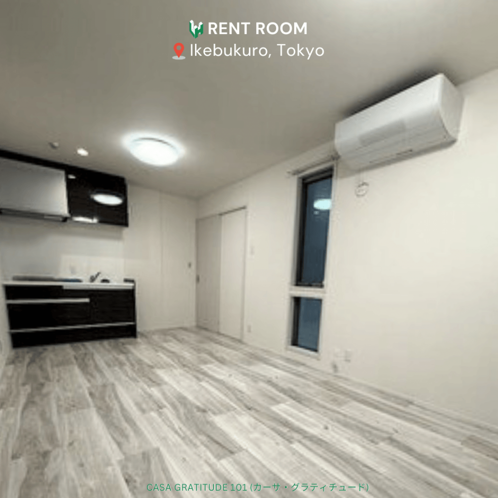 ห้องใหม่ 1LDK กลางเมืองย่าน Ikebukuro | ¥159,000